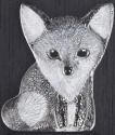 Mats Jonasson Crystal 63063 Mini Baby Fox Wall Sculpture - NoFreeShip