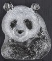 Maleras Crystal 63067 Mini Panda Wall Sculpture - NoFreeShip