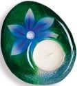 Mats Jonasson Crystal 69013 DeLight Flower Votive Blue - NoFreeShip