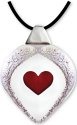 Maleras Crystal 84116 Necklace Heart Red Large