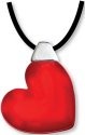 Mats Jonasson Crystal 84170 Necklace Heart Red - NoFreeShip