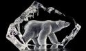 Mats Jonasson Crystal 88117 Polar Bear Walking