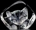 Mats Jonasson Crystal 88143 Cat - NoFreeShip