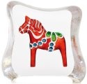 Maleras Crystal 88180 Miniature Dalecarlia Horse Red - NoFreeShip