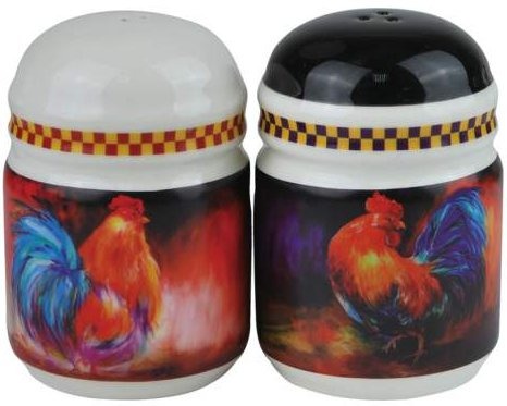 Marcia Baldwin 21094 Roosters Salt and Pepper Shakers