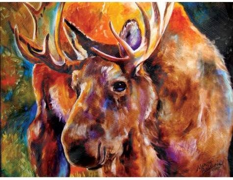 Marcia Baldwin 23504 Moose Wall Art