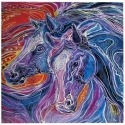Marcia Baldwin 21049 Horses in Art Tile