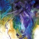 Marcia Baldwin 21060 Abstract Blue Roan