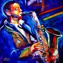 Marcia Baldwin 21073 Jazz Sax Wall Art