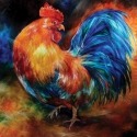 Marcia Baldwin 21085 Rooster Color Wall Art