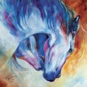 Marcia Baldwin 23522 Eternal Bond Equine Canvas Art 15X15