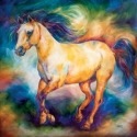 Marcia Baldwin 23535 Equine Canvas Wall Art 15X15