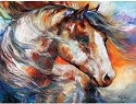 Marcia Baldwin 23541 Painted Wind Equine Canvas Wall Art 12X16