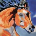 Marcia Baldwin 23571 Bay Stallion Tile 8X8