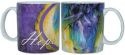 Marcia Baldwin 23591 Abstract Blue Roan Mug 14 oz