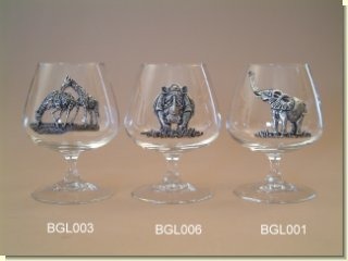 Makoulpa BGL003 Giraffe Brandy Glass