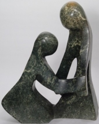 Shona Stone Sculptures S0507-09 Dancing Couple