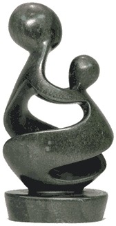 Shona Stone Sculptures MC8 Mother and Child