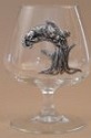 Makoulpa BGL005 Leopard Brandy Glass