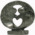 Shona Stone Sculptures DC10 Dancing Couple
