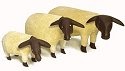 Jacaranda JSHEEP-M Medium Sheep Statue