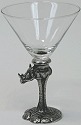 Makoulpa NMG004 Rhino Martini Glass