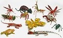 African Tin Animals PTINSECTSSET Insect Painted Tin Set