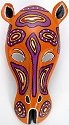 African Tin Animals PTMCHE Cheetah Painted Tin Mask