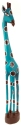 Jacaranda PWG24TE Giraffe Statue Teal