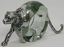 Makoulpa SERV0020 Cheetah Glass Napkin Ring