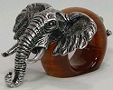 Makoulpa SERW0017 Elephant Wooden Napkin Ring