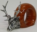 Makoulpa SERW0025 Elk Wooden Napkin Ring