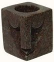Shona Stone Sculptures SF-CHC1 Face Candleholder