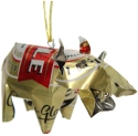 African Tin Animals TOH Hippo Unpainted Tin Ornament