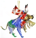African Tin Animals TOL Lion Unpainted Tin Ornament