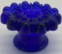 Mosser Glass 108BCobalt Drawer Pull 108 Brass Cobalt