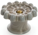 Mosser Glass 108BMarble Drawer Pull 108 Brass Marble