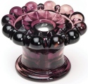 Mosser Glass 108SSAmethyst Drawer Pull 108 Stainless Amethyst