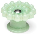 Mosser Glass 108SSJadeite Drawer Pull 108 Stainless Jadeite