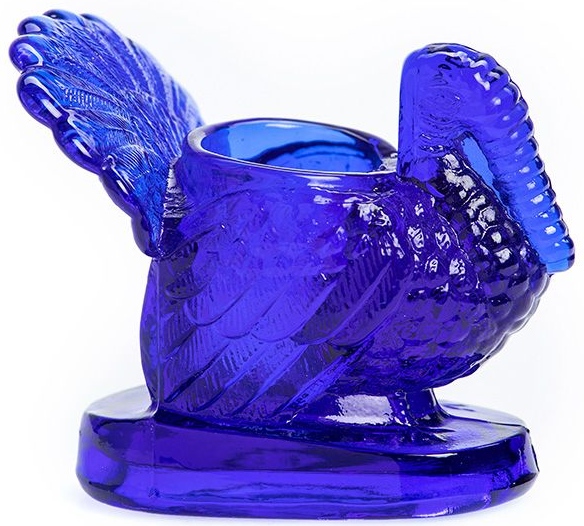 Mosser Glass 111Cobalt Turkey Toothpick 111 Cobalt Blue