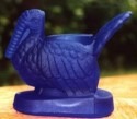 Mosser Glass 111CobaltStn Turkey Toothpick 111 Cobalt Blue Satin