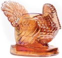 Mosser Glass 111RoseGoldCarn Turkey Toothpick 111 Rose Gold Carnival