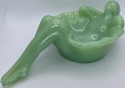 Mosser Glass 116Jadeite Soap Dish Bathing Beauty 116 Jadeite