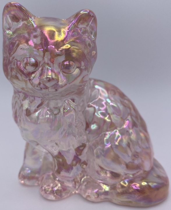 Mosser Glass 123RoseCarn Cat Kitten 123 Rose Carnival