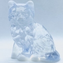 Mosser Glass 123CrystalOpal Cat Kitten 123 Crystal Opal