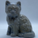 Mosser Glass 123Marble Cat Kitten 123 Marble aka Dove Grey