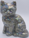Mosser Glass 123MarbleCarn Cat Kitten 123 Marble Carnival aka Dove Grey Carnival