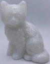 Mosser Glass 123MilkOpal Cat Kitten 123 Milk Opal