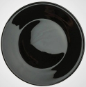 Mosser Glass 12710BlackRaspberry Plate 127 10.5 Inch Black