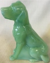 Mosser Glass 133Jadeite Dog Labrador Lab 133 Jadeite